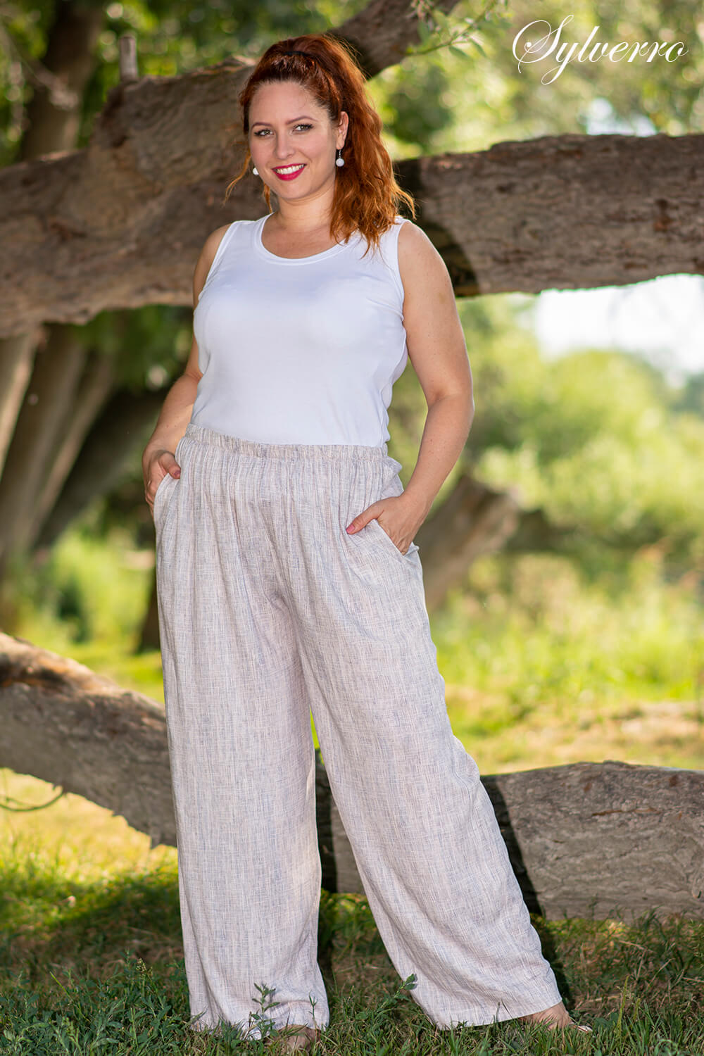 Eisa Pantaloni lejeri de vară