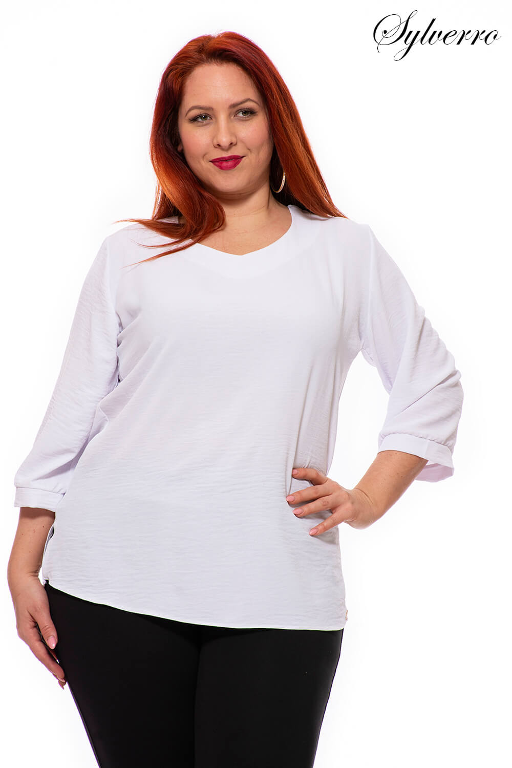 Baucisz  bluza alba eleganta