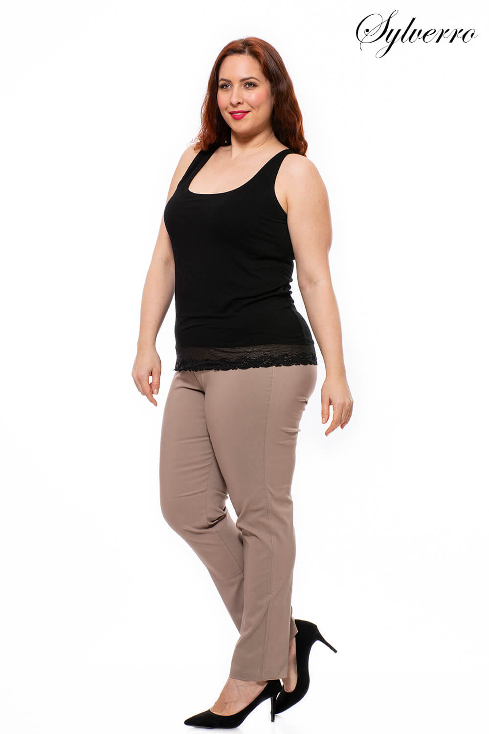 Genovéva pantaloni elastici