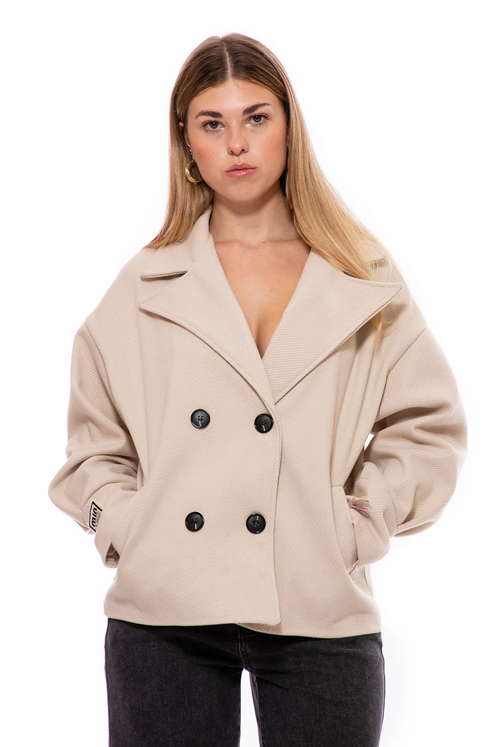 Molett Divat – Plus size női divat L-től 6XL-ig | Sylverro | Sylverro Kft. - Oversize k tsoros r vid drapp kab t 3